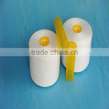 raw white paper cone 100% polyester sewing thread