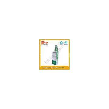 Retail Foldable Beverage Display Racks , Cardboard Display Stands