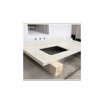 Synthetic Stone White Quartz Vanity Top