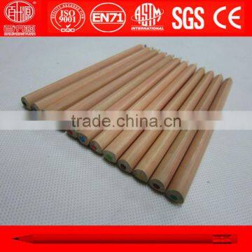 7" 12 pcs nature jumbo triangle color pencils