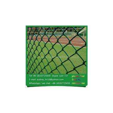Widely Used Black Vinyl Coated Chain Link Fence for Sale photo-2