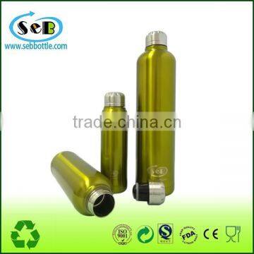 500ml/750ml Double wall vacuum insulated cola bottle shape stainless steel water bottle