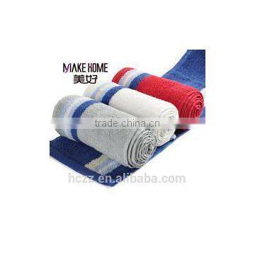 colourful 100% cotton sport towel with high quality