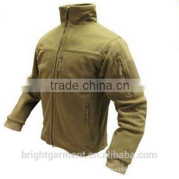 Yellow Military custom fleece jacket