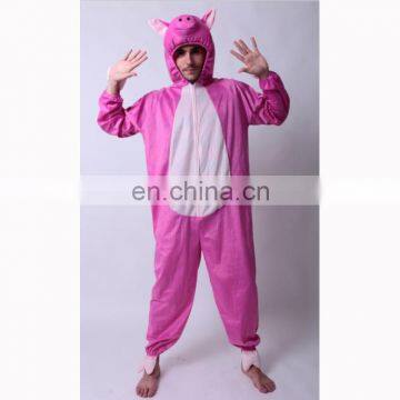 Party Carnival adult animal Pink pig costume jumpsuit MAB-64