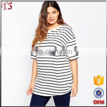 2016 New arrival t shirt designs plus size woman clothing