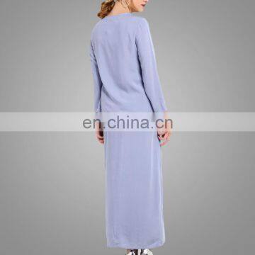 OEM Manufactory Plain Baju Kurung Malaysia Women Clothing Baju Melayu for Ladies photo-4