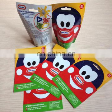 customized Resealable sealing stand up pouch for milk packaging,food grade liquid powder plastic bag with hang hole