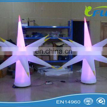 hanging lighting inflatable star holiday decoration/ inflatable LED decoration/ holiday decoration