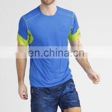 Multicolor Blue Quick Drying Print 100% Polyester Men Reflective Sports Athletic Shorts Wholesale photo-4