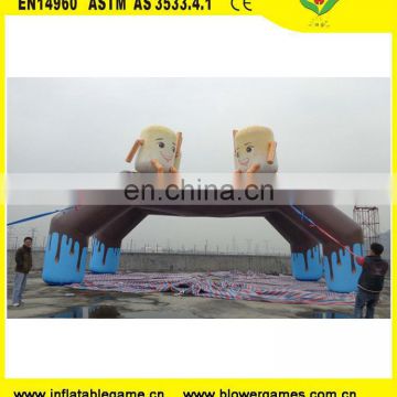 Event promotion Advertising giant double inflatable arch