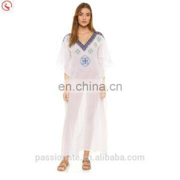 2016 sublimation digital print coolmax transparent beach kaftan chiffon