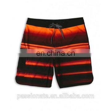 factory direct sale sunset printing board shorts cool four way stretch swim trunks