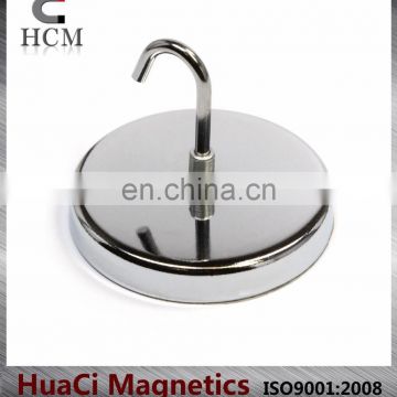 Magnetic Hook with 20 LB(9kg) Holding Power/Sintered NdFeB Strong Magnetic Hook