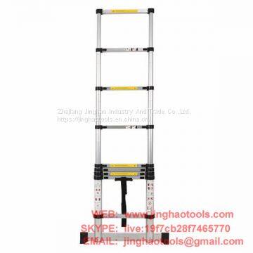 2.6m Aluminum Telescopic Ladder With Stabilize Bar