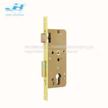 C002 series Wooden door lock body mortise lock body furniture door lock with cylinder hole hot sales in North Africa