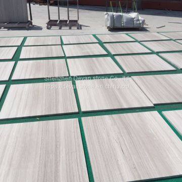White Wood Marble Imperial Wooden Marble Slabs Floor Tiles Wall Tiles photo-2