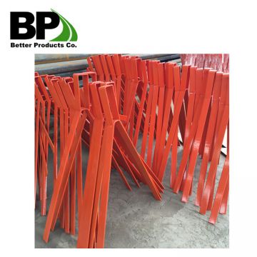 Steel metal barricades or bike rack barricades A frame leg