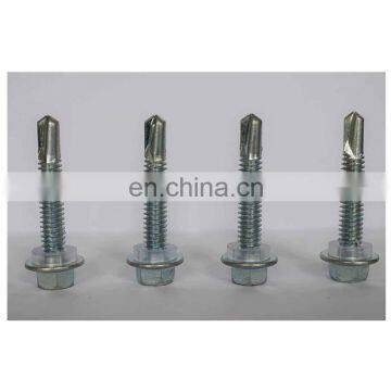 ss316 ss304 ss410 hex flange head DIN7504K self drilling screw