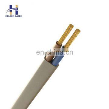 Super quality flat cable 3 core power cable flat, flexible flat cable