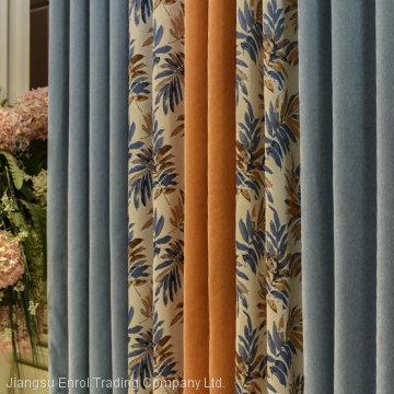 Thickened Velvet Jaquard Curtain