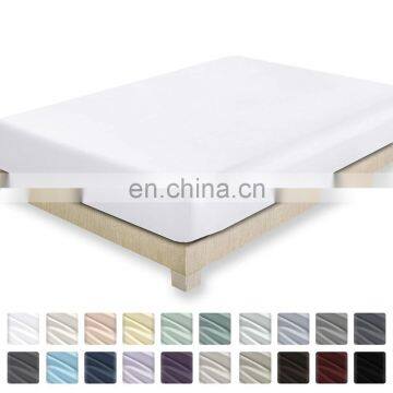 Premium Soft Wrinkle Resistant Fabric Solid Color Fitted Bed Sheet photo-5