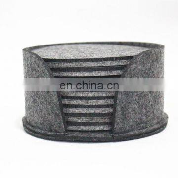 Brand New Professional Seed Drink Glasses Mugs Wood Coasters With Felt Pads for Coffee Table Placemat and Coaster photo-2