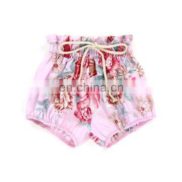 Beauty Floral Print Baby Bummies For Cutest Baby Girls Wear