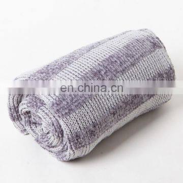 American Style Acrylic thread blanket Throw Polyester Knit Blanket