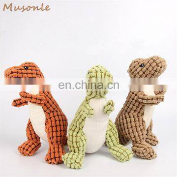 24cm height dinosaur shaped squeaky pet dog toys for large pets