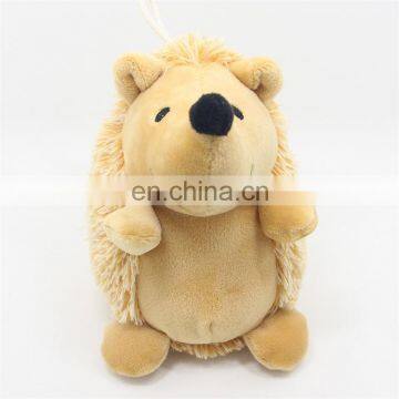 Stuffed Grey and Yellow Toy Puppy Stocked Wholesale Pet Dog Toy Plush Hedgehog photo-6