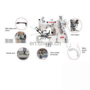 LT 600-38 RIHGT CUTTER CRLINDER-BED INTERLOCK SEWING MACHINE photo-2