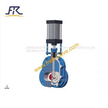 Pneumatic Ceramic Twin Disc Gate Valve