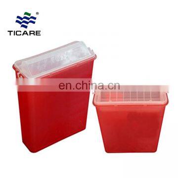 Wall Mount Type Biohazard Red Sharp Disposal Container photo-2