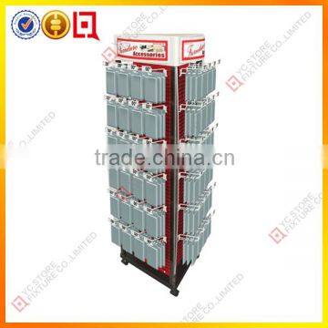 Three side small pendant metal stand rack
