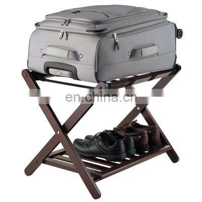 Foldable Hotel Luggage Rack Wood ,hotel Wooden Luggage Rack photo-2