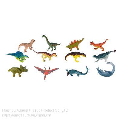 New Design Small Dinosaur Set Plastic Animal Toys Collection TPR Dinosaur Set Juguet For Kids Education Dinosaur Set photo-2