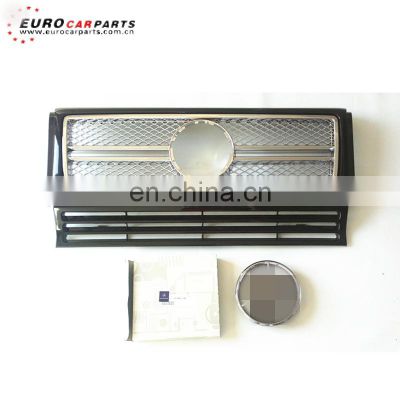 G65 grille for G-class W463 G350 G450 G500 G55 G63 grille 1999-2017year abs material black grille with chrome mesh