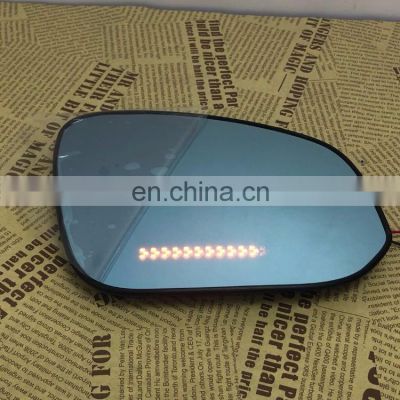 Panoramic rear view blue mirror glass Led turn signal Heating blind spot monitor for Porsche 911,2pcs