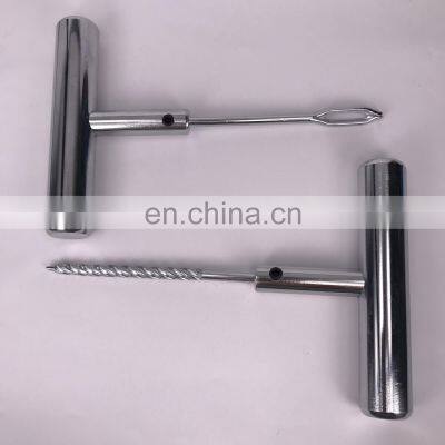 Car Wheel Special ToolsTire Puncture Repair Kit Flat Car Truck Motorcycle Plug Patch Stem Core Tool photo-5