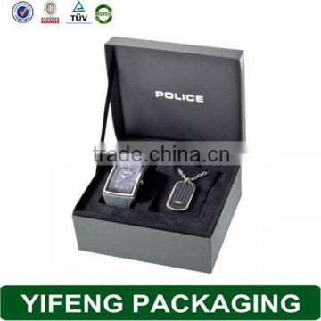 Alibaba Matte Black Luxury Watch Case For Watch Packaging