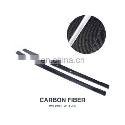 13-17 Q50 Side Skirts Extension Carbon Fiber Bottom Line for Infiniti Q50 photo-3