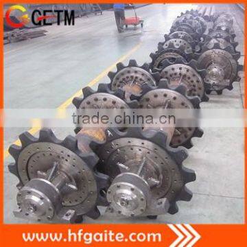 Pontoons of Amphibious Excavator Supplied by China Factory With Side Pontoons Spuds Max 5m Working Depth photo-5