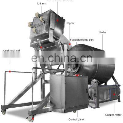 Industrial Chicken Vacuum Tumbler Pork Meat Tumbler Marinated photo-2
