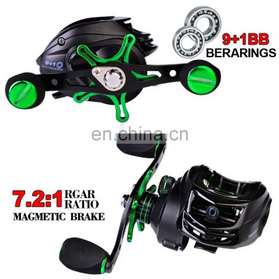 Amazon baitcaster 9+1BB 7.2:1 gear ratio sea fishing baitcasting reel rock fishing saltwater fishing