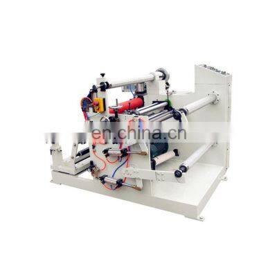 Automatic slitter rewinder machine with laminating system