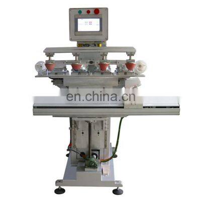 Servo Motor Rotary 4 Color Small Plastic Products Pad Printing Printer Machine for Sale photo-2