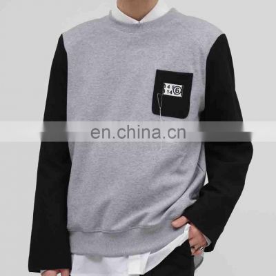 2022 custom printing design plain sweatshirt custom design men clothing in winter