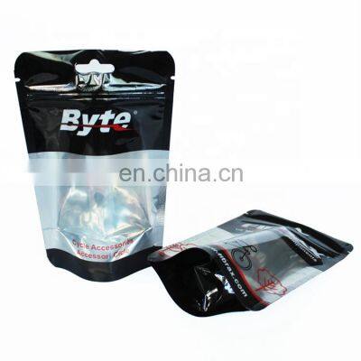 Private Customization Ziplock Zipper Reusable Storage Plastic Stand Up Pouch Bag Transparent With Clear Window