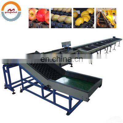 Automatic commercial mango grading sorting machine auto industrial mango fruit weight grader and sorter cheap price for sale